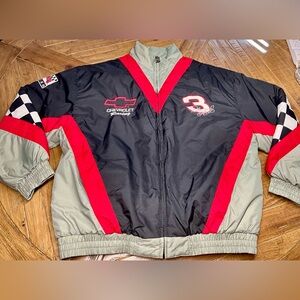 Vintage 1990s Nutmeg Nascar Dale Earnhardt #3 Intimidator racing jacket -size XL
